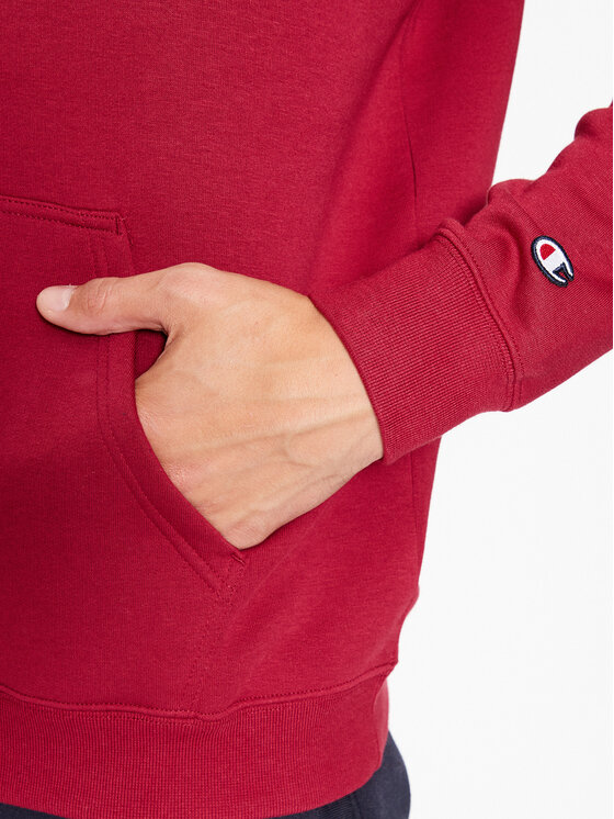 Champion Champion Суитшърт Hooded Sweatshirt 219208 Бордо Comfort Fit
