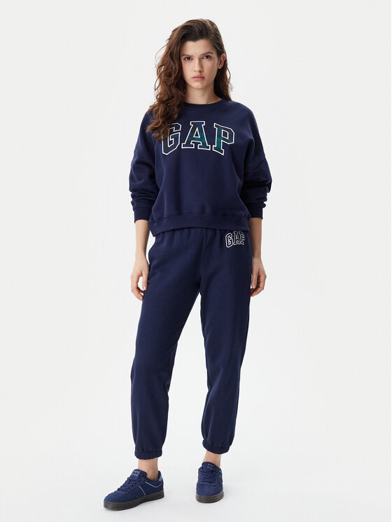 Gap Gap Світшот 645565-00 Cиній Regular Fit