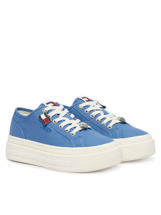 Tommy Jeans Tommy Jeans Sneakers Tjw Flatform Sneaker Charms EN0EN02959 Blau