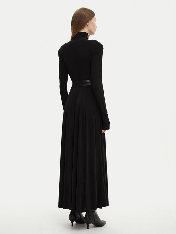 NORMA KAMALI NORMA KAMALI Večerní šaty KK3243PLF87001 Černá Slim Fit