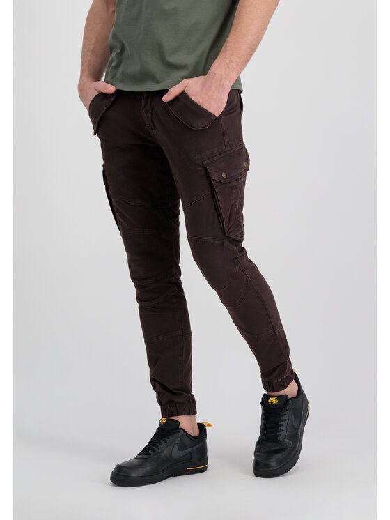 Alpha Industries Alpha Industries Spodnie cargo Combat Pant Brązowy Lyon Tapered Fit