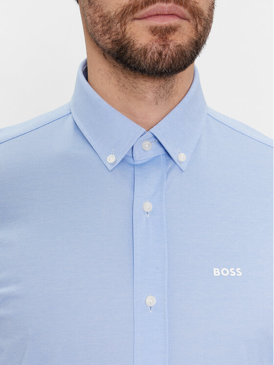 BOSS Boss Camicia 50469378 Celeste Regular Fit