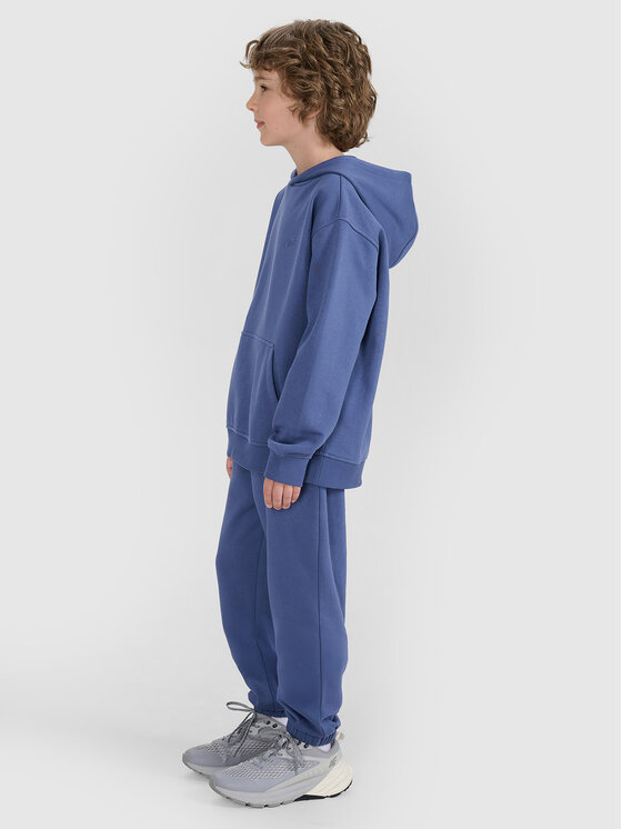 4F 4F Bluza BASIC+ Niebieski Oversize