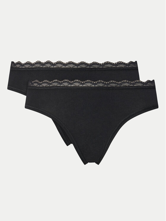 Triumph Triumph Souprava kalhotek Feel Of Cotton 10225045 Černá