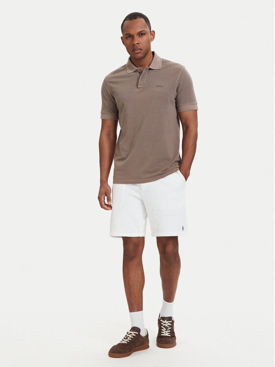 Polo Ralph Lauren Polo Ralph Lauren Športne kratke hlače 710A12486006 Bela Regular Fit