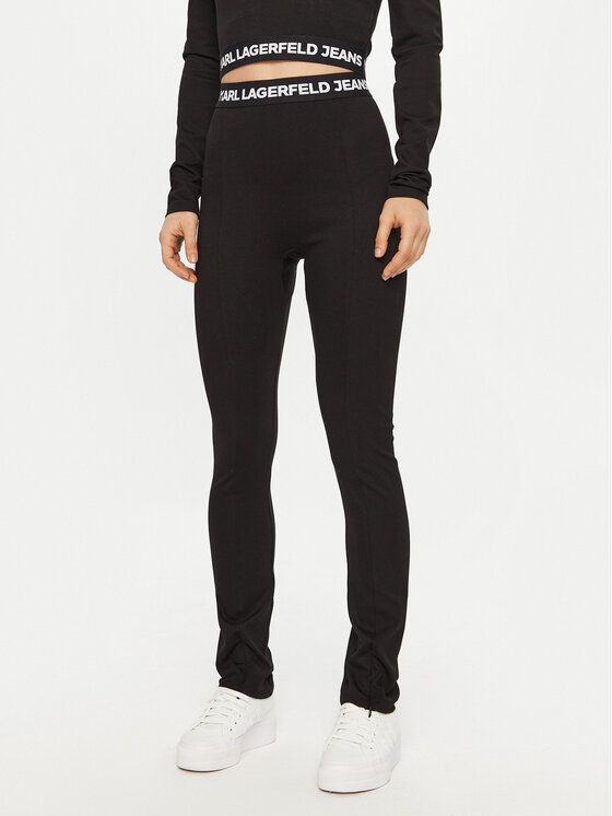 Karl Lagerfeld Jeans Leggings A1W10060 Nero Slim Fit, taglia : M