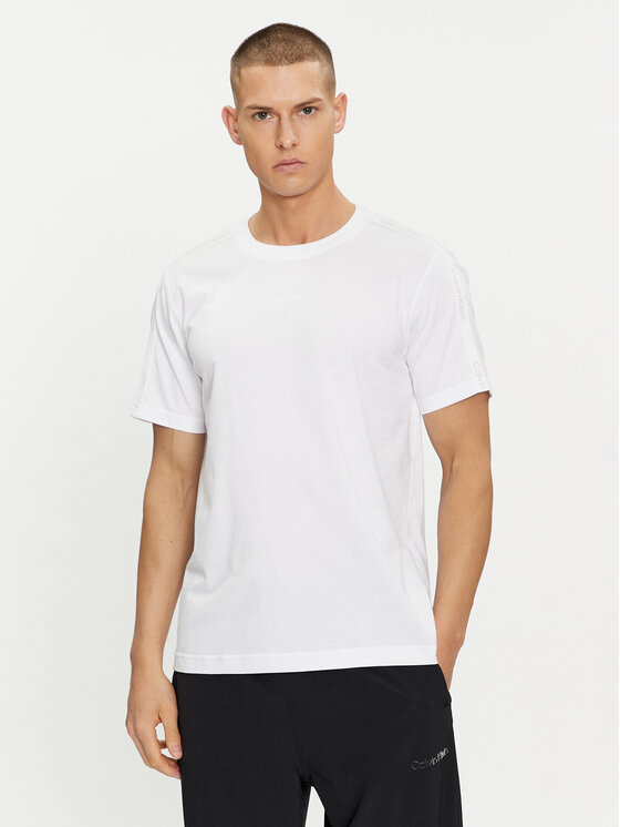 Calvin Klein Performance Tričko 00GMS4K187 Biela Regular Fit