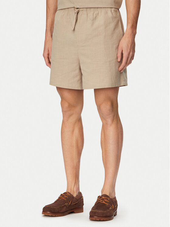 Ysabel Mora Ysabel Mora Pantaloncini di tessuto 90539 Beige scuro Regular Fit