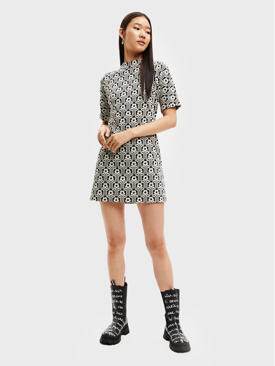 Desigual Desigual Trikotāžas kleita Karen 22WWVK72 Daudzkrāsains Regular Fit