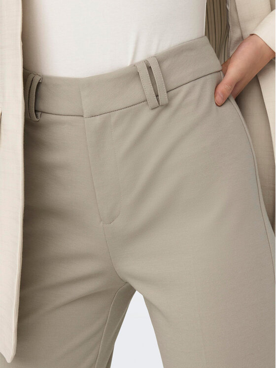 ONLY ONLY Kalhoty z materiálu Peach 15298660 Béžová Flared Fit