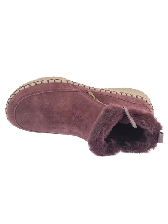 Skechers Skechers Śniegowce Wilshire Blvd - Fresh Zip Bordowy