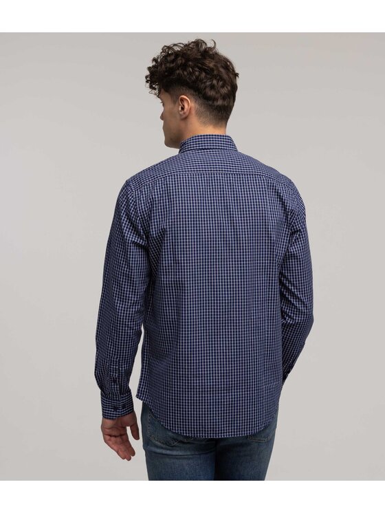 Lee Cooper Lee Cooper Koszula LARS 2000 Granatowy Regular Fit