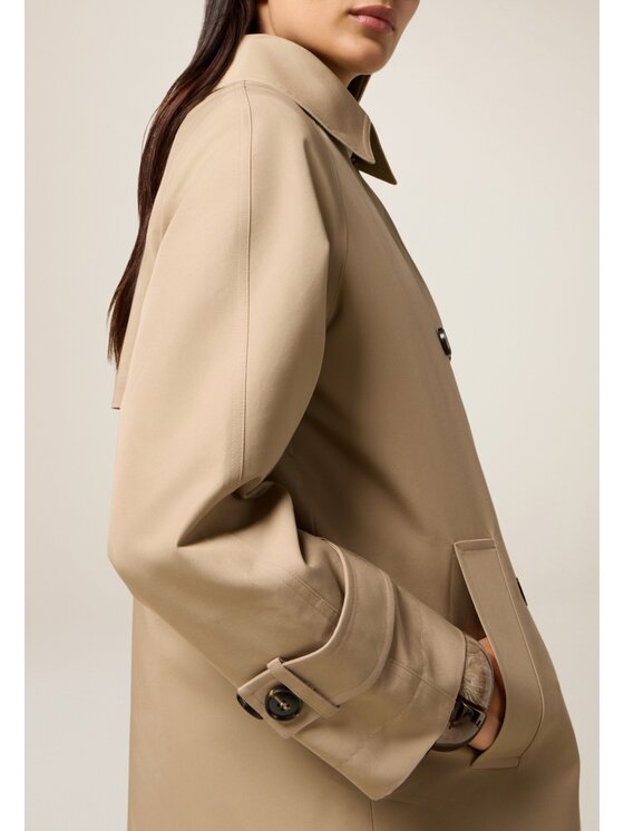 Oltre Oltre Cappotto 0076J000119N002 Écru Baggy Fit