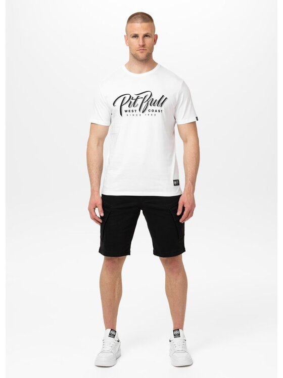 PITBULL PITBULL T-Shirt Koszulka męska EL JEFFE 3XL Biały Regular Fit