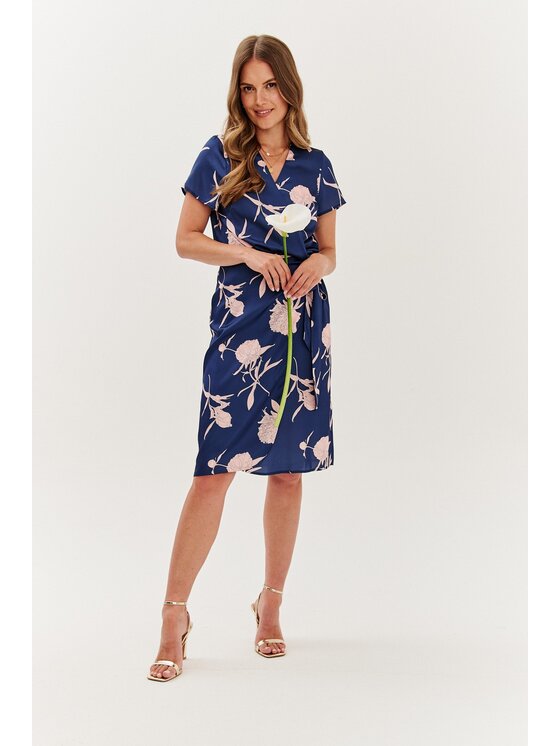 NAOKO NAOKO Každodenné šaty Milano Moves Tmavomodrá Regular Fit