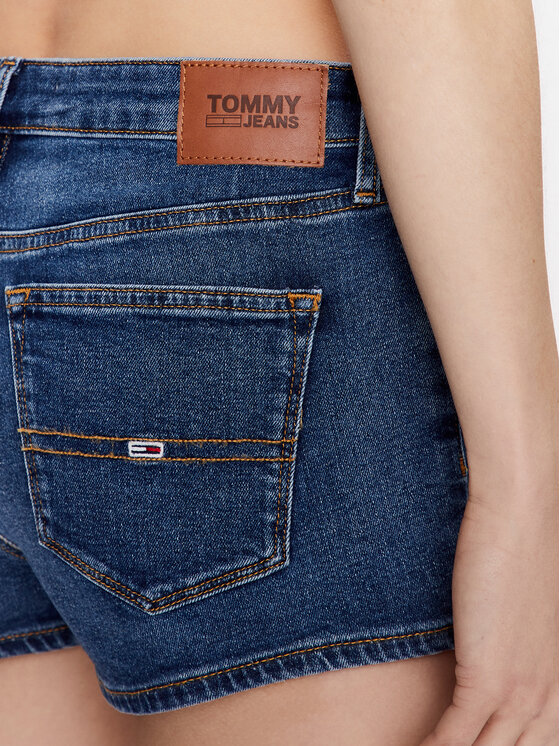 Tommy Jeans Tommy Jeans Szorty jeansowe Nora DW0DW15603 Granatowy Skinny Fit