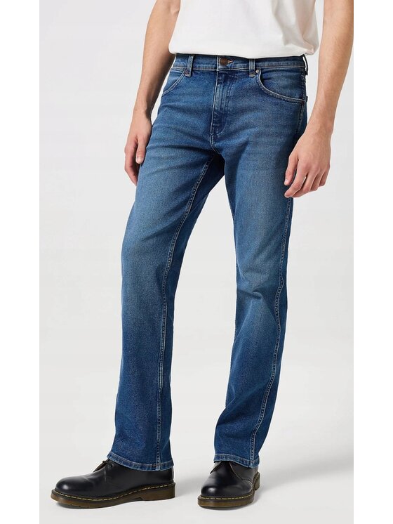 Wrangler Wrangler Jeansy Horizon Niebieski Bootcut Fit