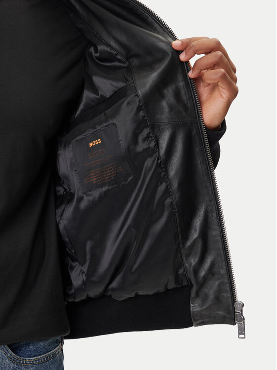 BOSS BOSS Prijelazna jakna Jonier 50547567 Crna Relaxed Fit