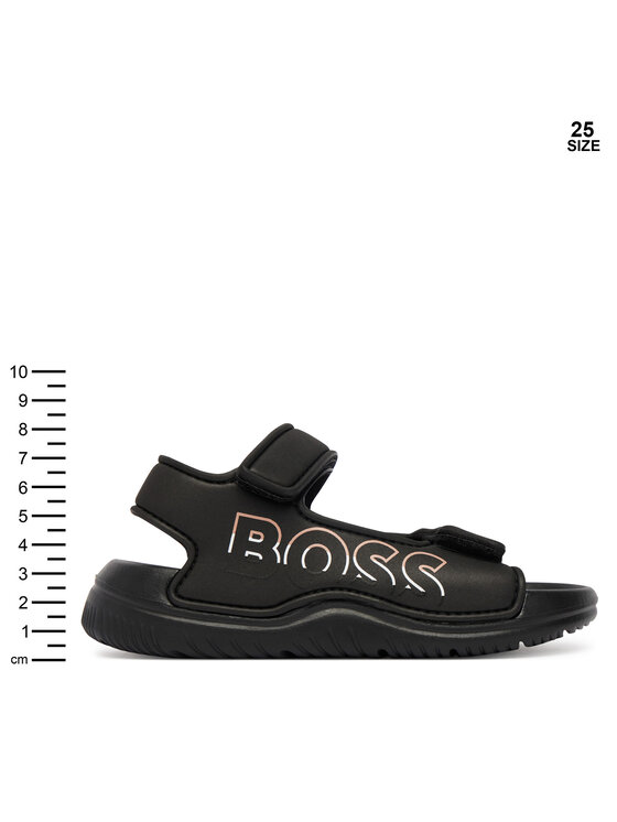 BOSS BOSS Sandále J52821 S Čierna