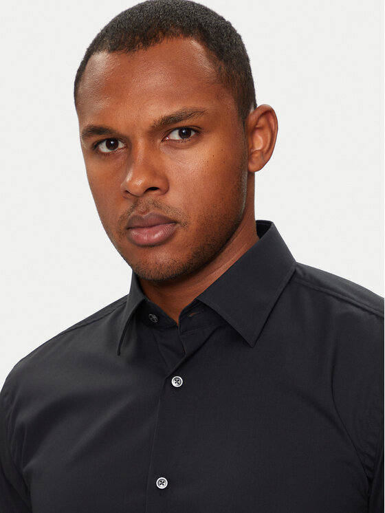 BOSS Boss Košeľa H-Hank-Kent-C1-214 50469345 Čierna Slim Fit