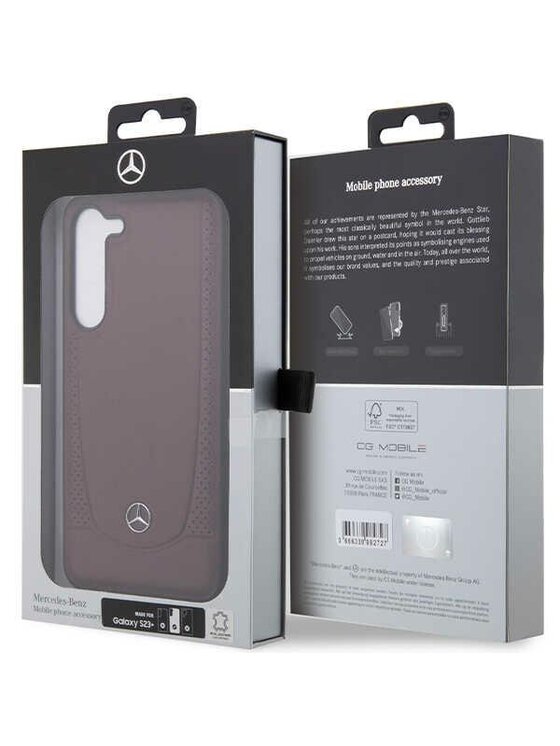 Mercedes-Benz Mercedes-Benz Etui na telefon S23 Plus Czerwony