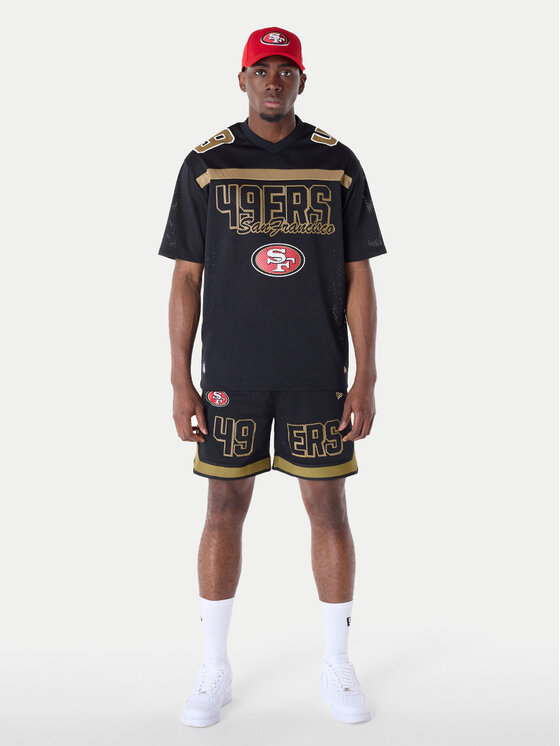 New Era New Era Sportovní kraťasy NFL Saf49E Graphic 60596398 Černá Regular Fit