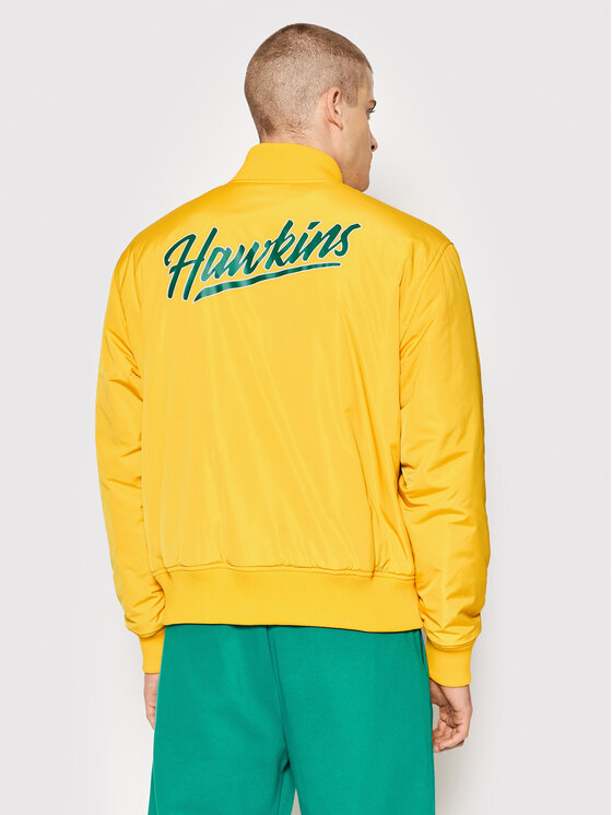Champion Champion Яке бомбър Unisex STRANGER THINGS Hawkins 217754 Жълт Regular Fit