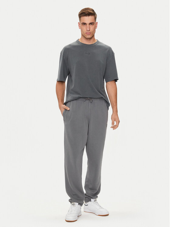 Reebok Reebok Футболка Identity Washed 100200155 Сірий Relaxed Fit