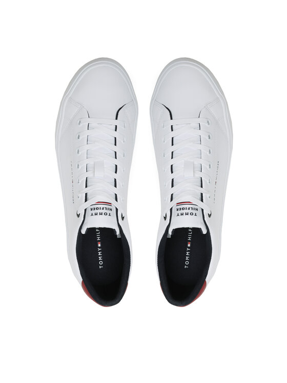 Tommy Hilfiger Tommy Hilfiger Superge Hi Vulc Core Low Lth FM0FM04687 Bela