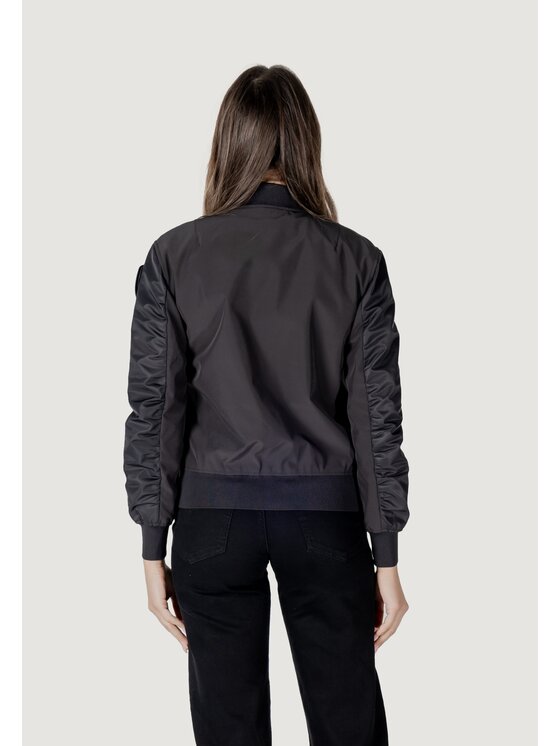 Blauer Blauer Giacca di pelle LAURIE Nero Slim Fit