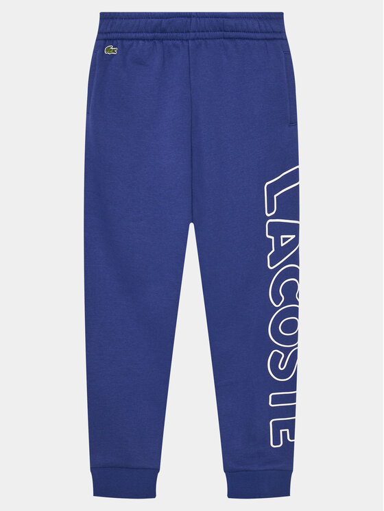 Lacoste Pantalon jogging XJ6901 Bleu Relaxed Fit Modivo