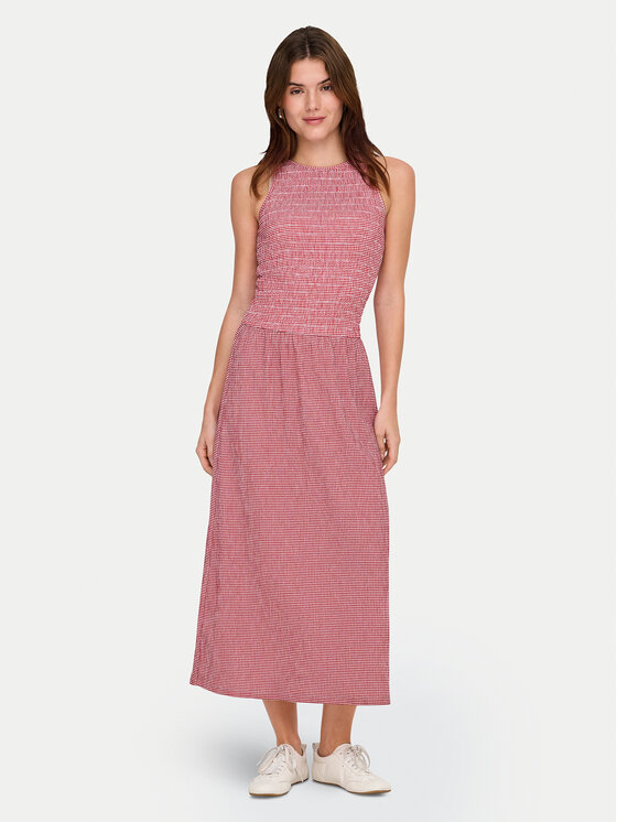 ONLY ONLY Poletna obleka Celle 15369284 Rdeča Regular Fit