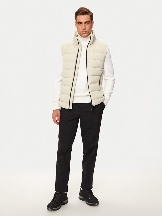 CMP CMP Kamizelka 34K0757 Écru Regular Fit