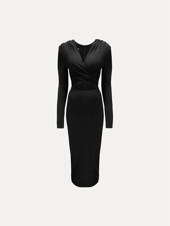 La Mania La Mania Vestito da giorno DOPAMINE Nero Classic Fit