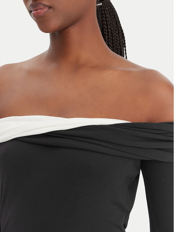 KARL LAGERFELD KARL LAGERFELD Blusa B1W17009 Nero Slim Fit