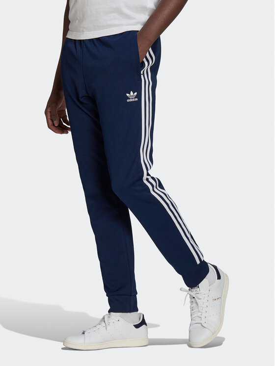 adidas adidas Долнище анцуг ADICOLOR CLASSICS PRIMEBLUE SST Tracksuit Bottom HK7353 Син Slim Fit