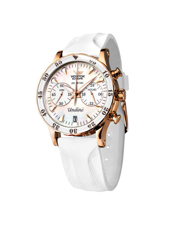 Vostok Europe Vostok Europe Zegarek VK64-515B528B Różowe złoto