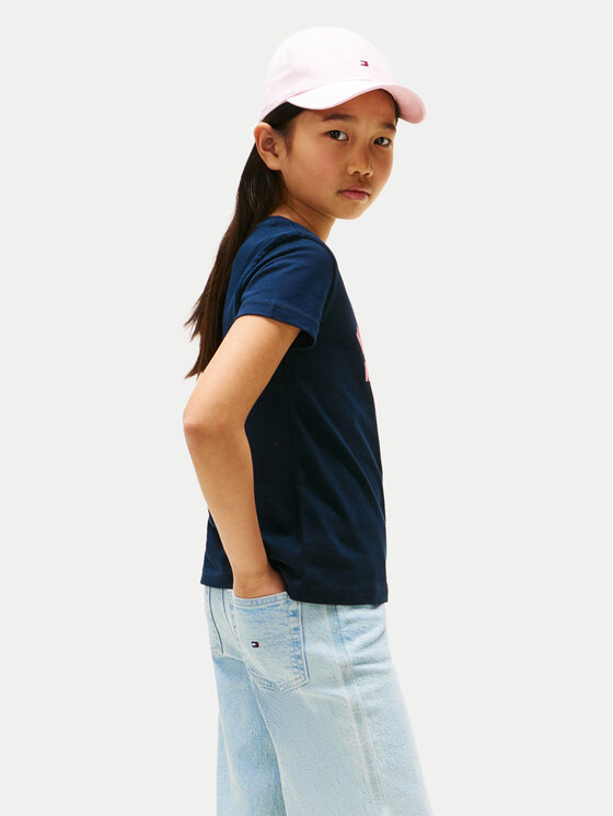 Tommy Hilfiger Tommy Hilfiger Póló Graphic KG0KG08813 Sötétkék Regular Fit