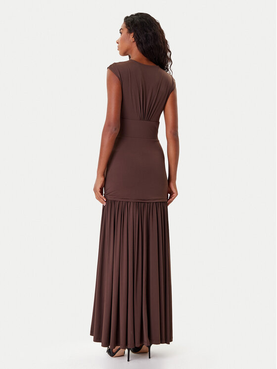 Bardot Bardot Sukienka koktajlowa Annaise 60103DB Brązowy Regular Fit