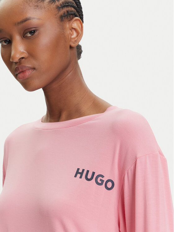 HUGO HUGO Cămașă pijama Unite 50490706 Roz Relaxed Fit