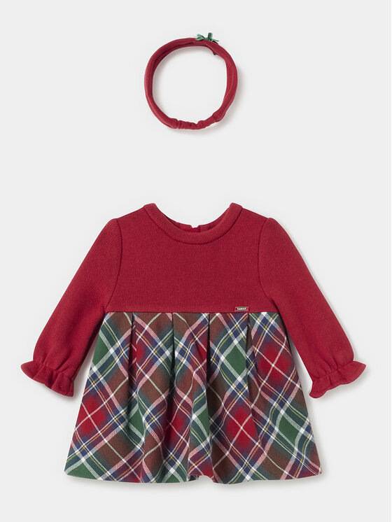 Mayoral Rochie de zi 2.862 Roșu Regular Fit