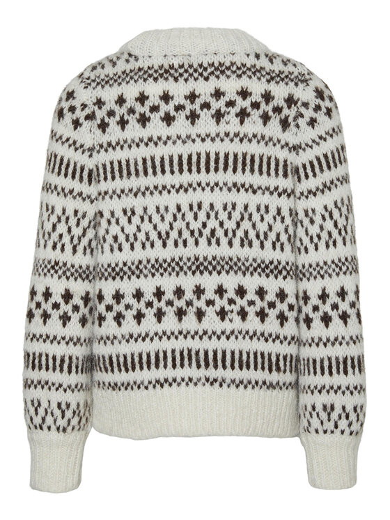 Vero Moda Girl Vero Moda Girl Sweter Kaira 10271981 Beżowy Regular Fit