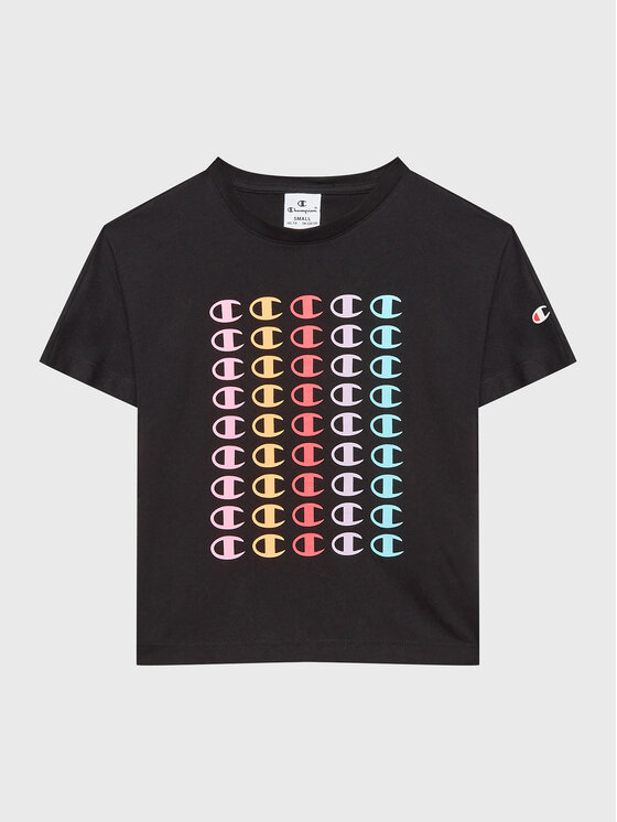 Champion Champion T-shirt 404618 Crna Regular Fit