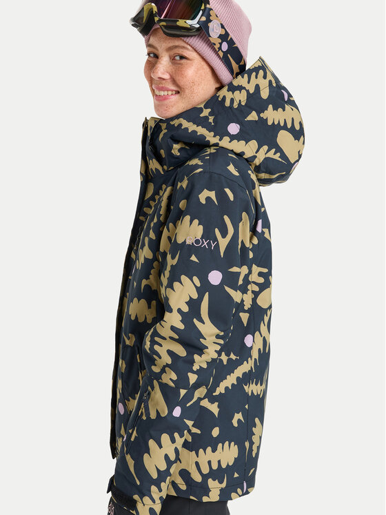 Roxy Roxy Сноуборд яке Jetty ERJTJ03529 Черен Regular Fit