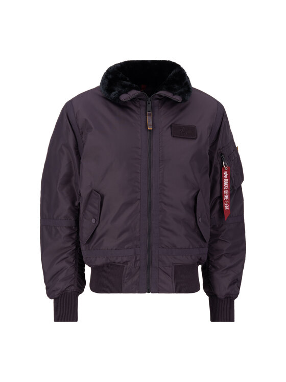 Alpha Industries Alpha Industries Kurtka bomber B-15 III TT Two Tone Bomber Jacket Fioletowy Regular Fit