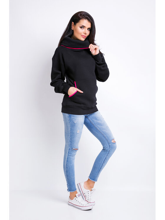 Awama Awama Mikina A160 Čierna Basic Fit