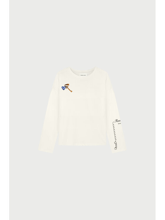 Fabienne Chapot Fabienne Chapot T-Shirt 6094-1607-173 Beżowy Loose Fit