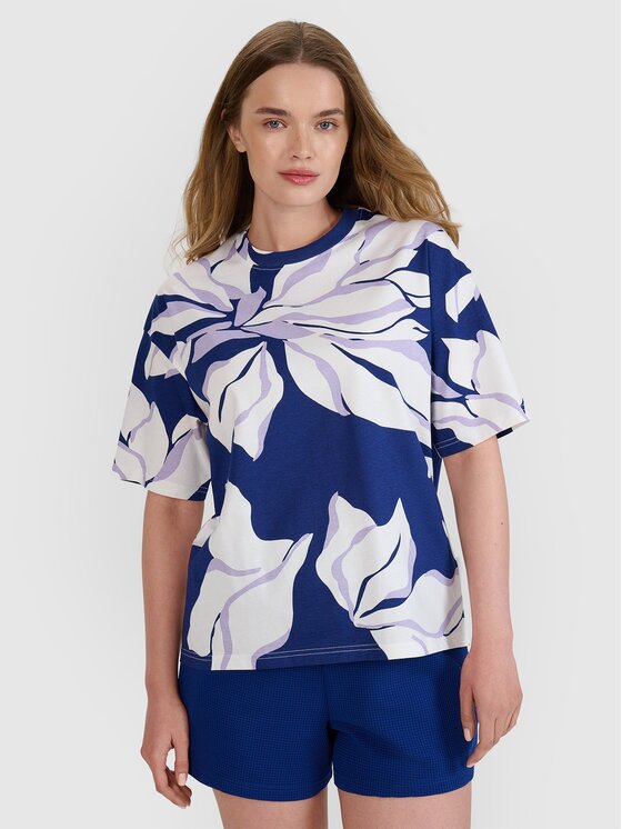 4F 4F T-shirt 4FRSS25TTSHF2692-91A Multicolore Oversize