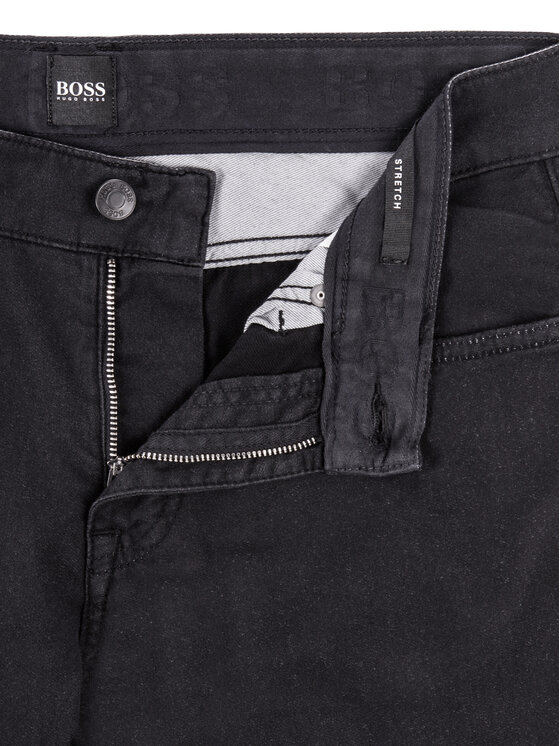 BOSS Boss Hlače iz tkanine Delaware3-1-20+ 50435156 Črna Slim Fit
