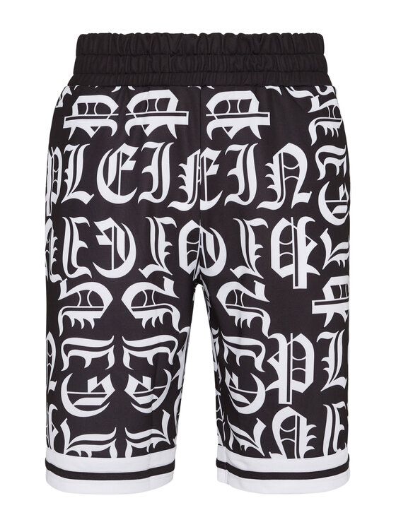 PHILIPP PLEIN PHILIPP PLEIN Szorty sportowe 8479 Czarny Jogger Fit